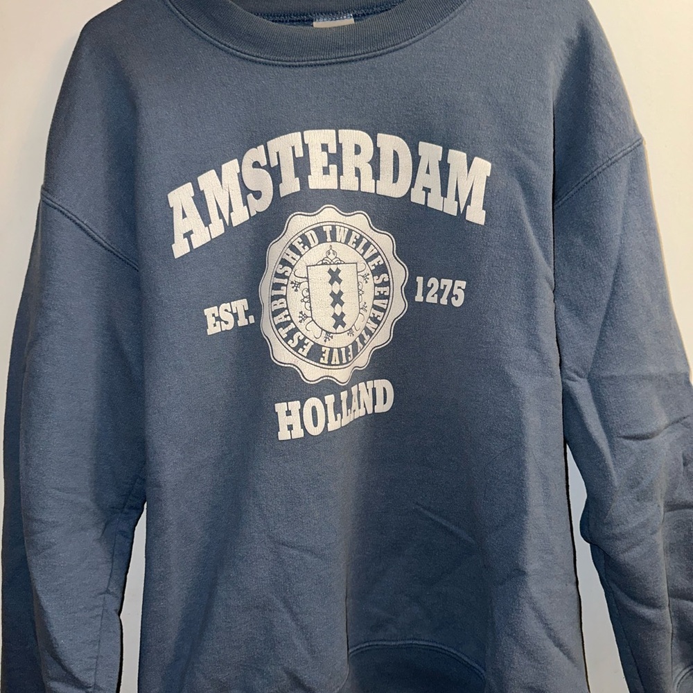 Amsterdam Men's Crewneck Sweater - light Blue